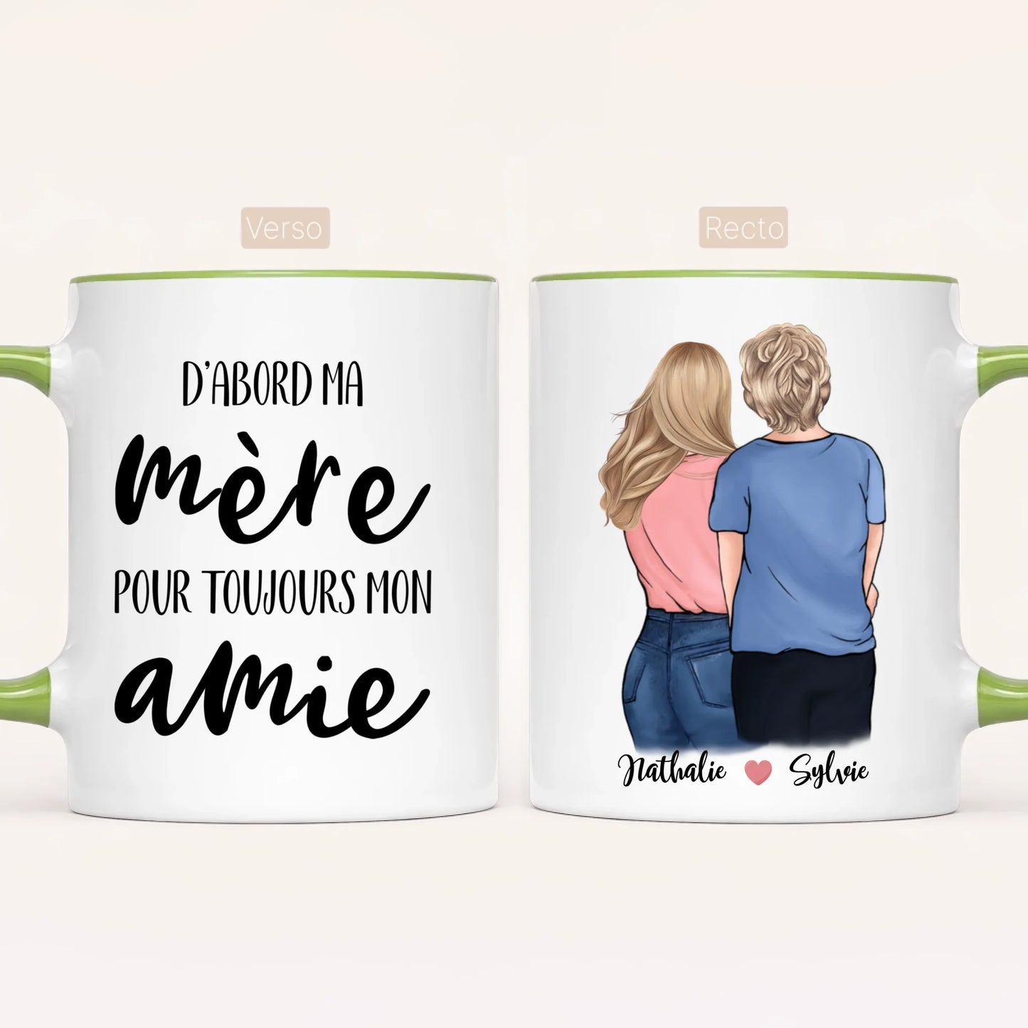 Mère & Fille | Mug Personnalisé