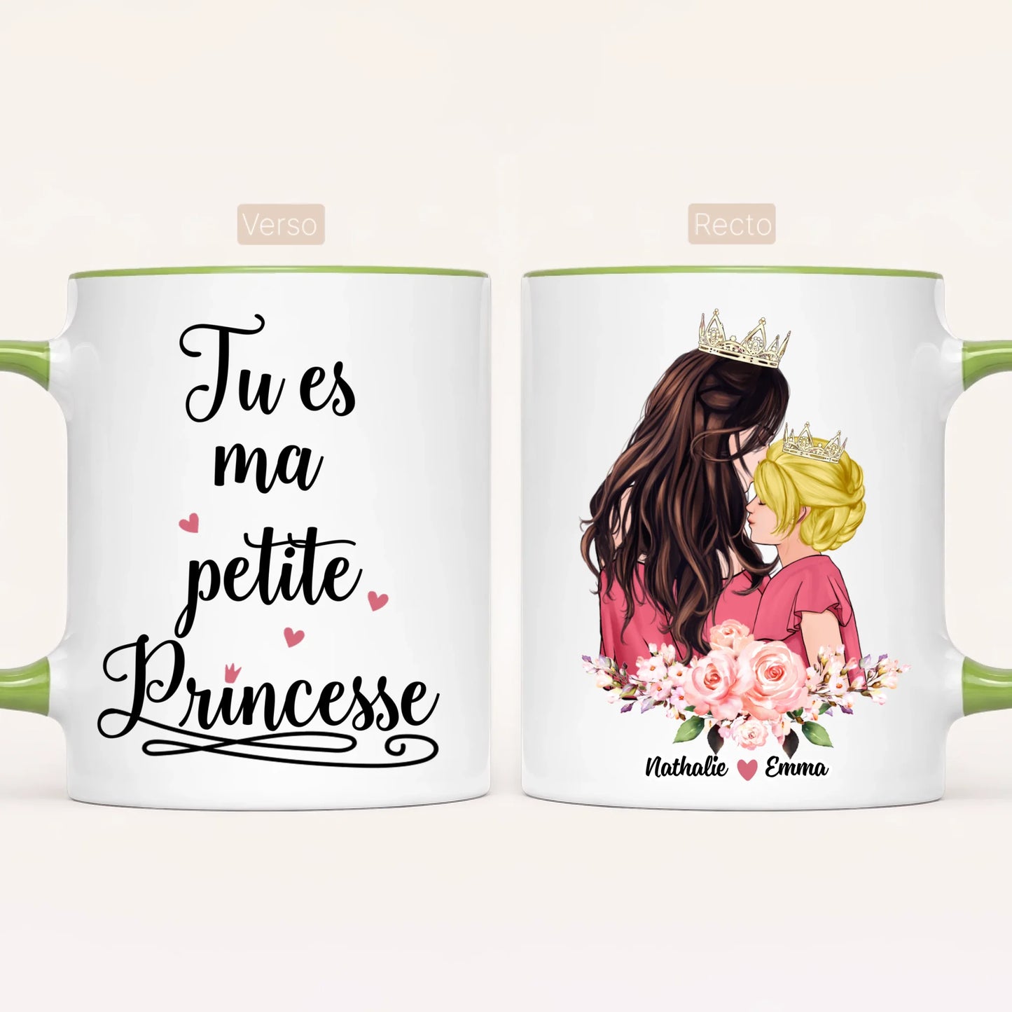 Reine & Princesse | Mug Personnalisé