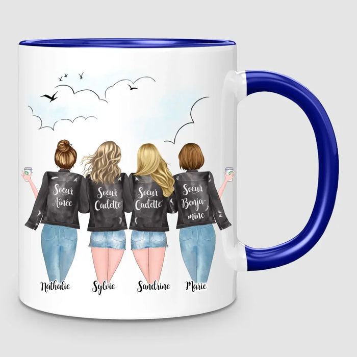 4 Soeurs | Mug Personnalisé