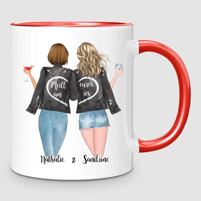 2 Meilleures Amies | Mug Personnalisé