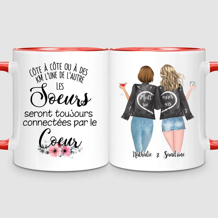 2 Soeurs | Mug Personnalisé