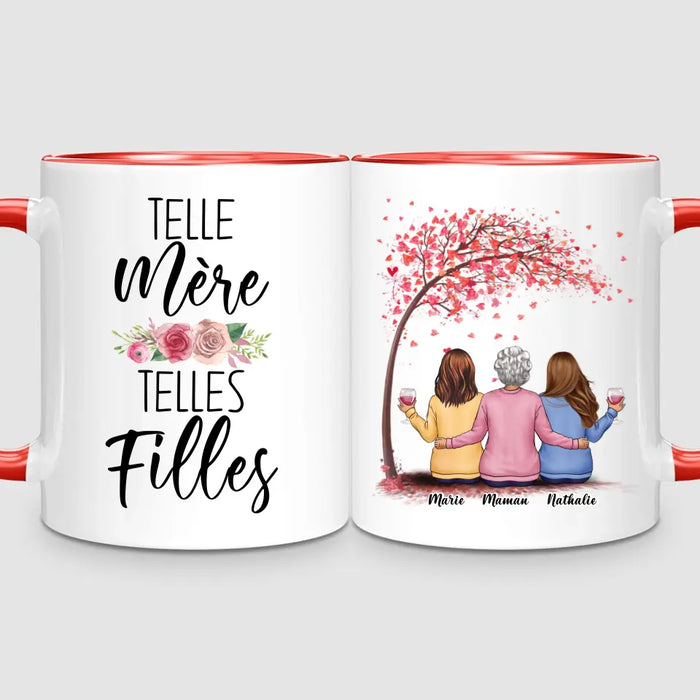 Telle Mère, Telles Filles | Mug Personnalisé