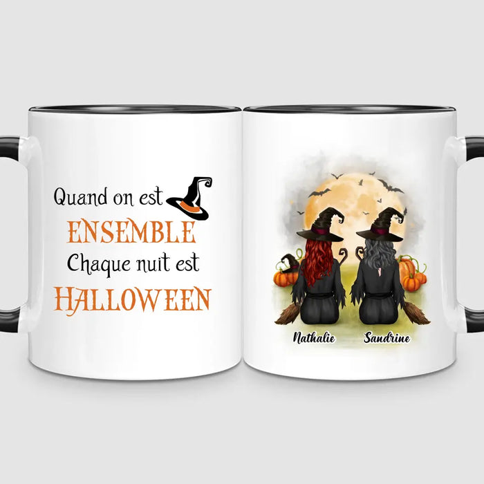 2 Filles à Halloween | Mug Personnalisé