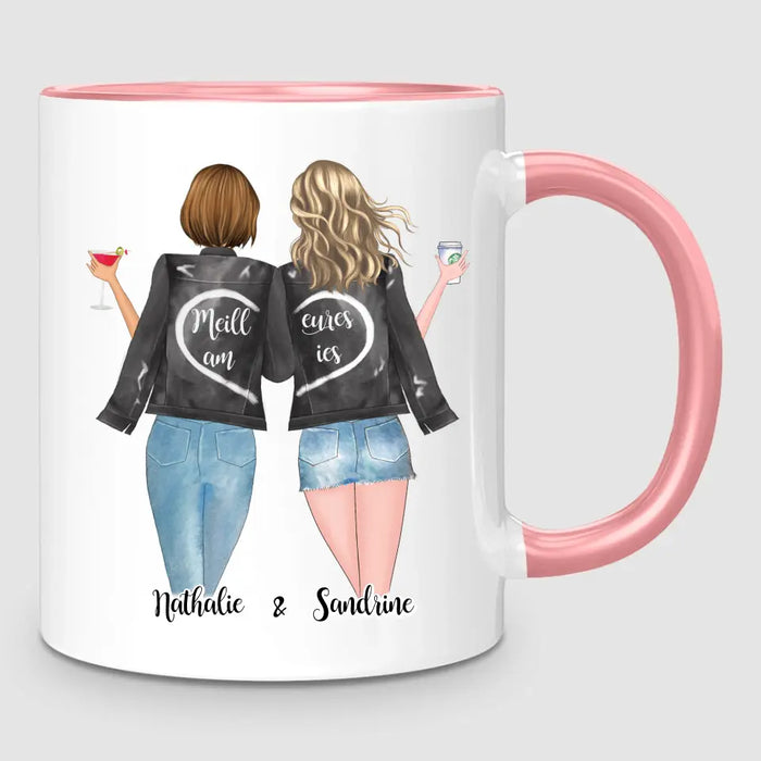 2 Meilleures Amies | Mug Personnalisé