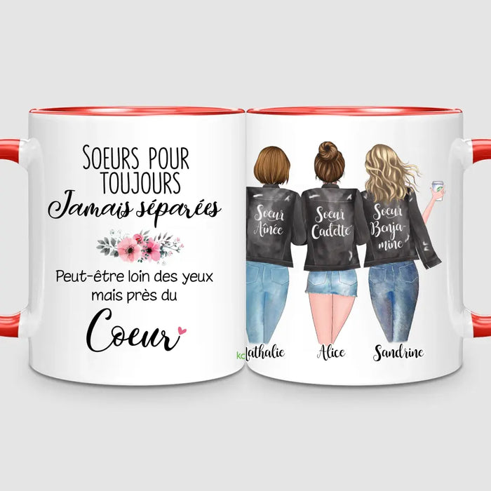 3 Soeurs | Mug Personnalisé