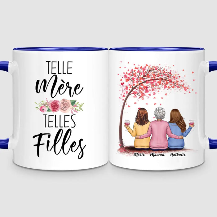 Telle Mère, Telles Filles | Mug Personnalisé