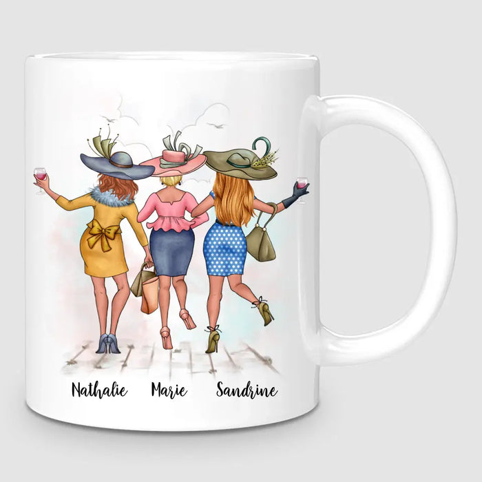 3 Amies Élégantes | Mug Personnalisé