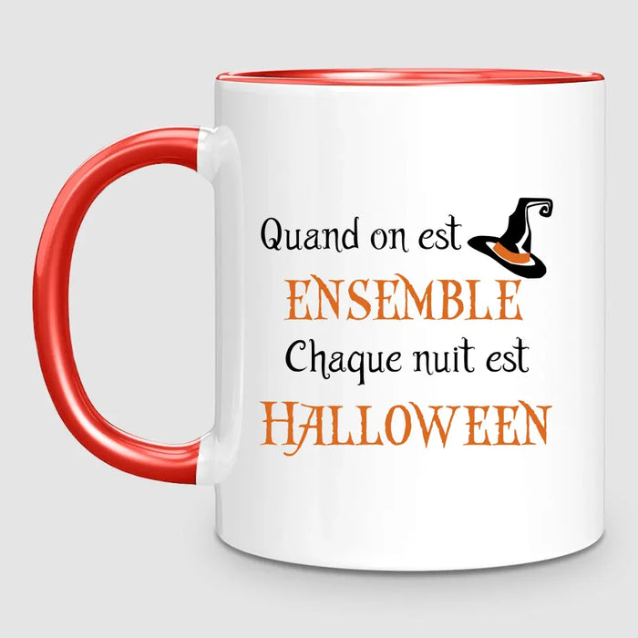 2 Filles à Halloween | Mug Personnalisé