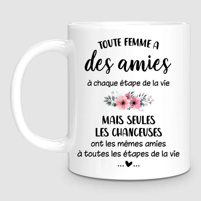 3 Amies Élégantes | Mug Personnalisé