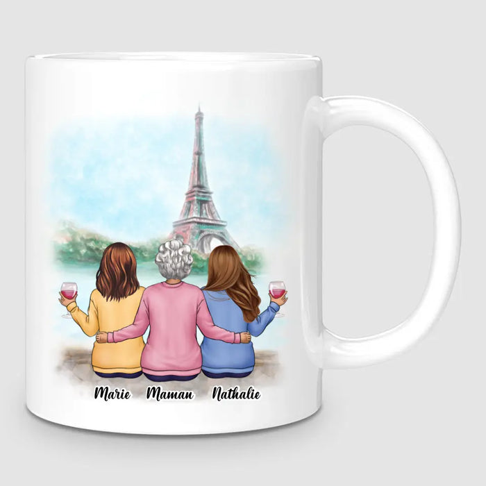 Maman & 2 Filles | Mug Personnalisé