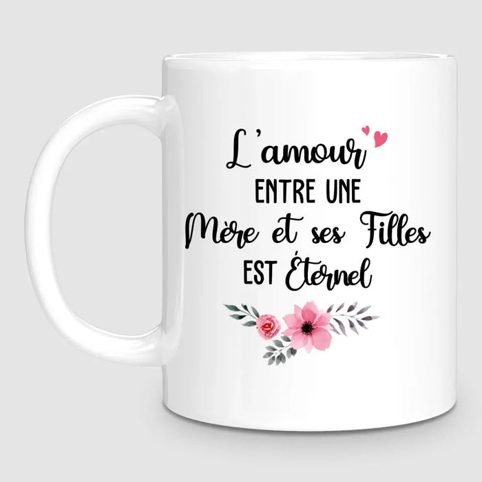 Maman & 2 Filles | Mug Personnalisé