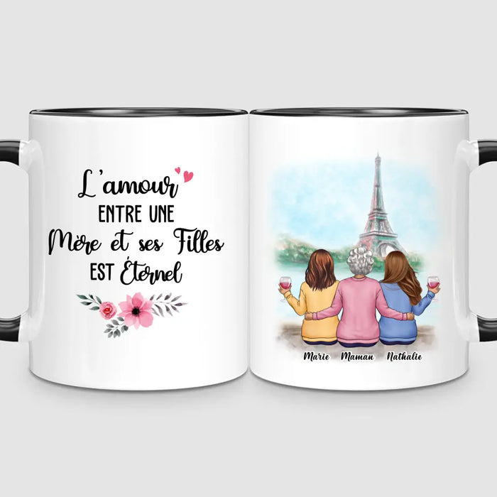 Maman & 2 Filles | Mug Personnalisé