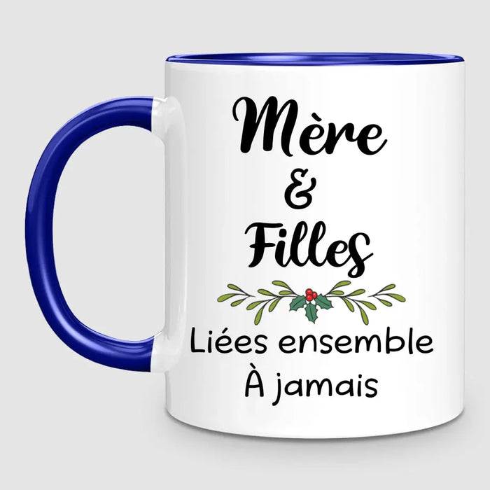 Maman & 2 Filles | Noël | Mug Personnalisé