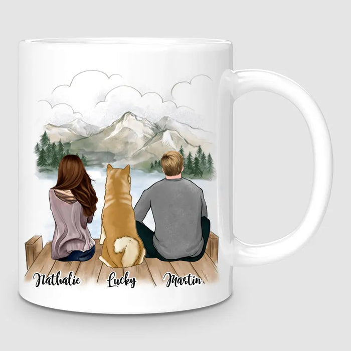 Couple & Chien | Mug Personnalisé