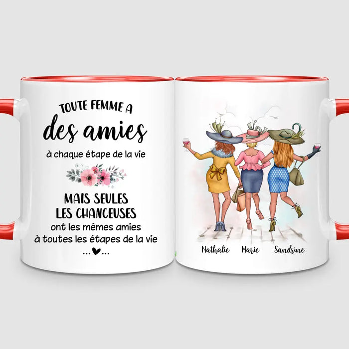 3 Amies Élégantes | Mug Personnalisé