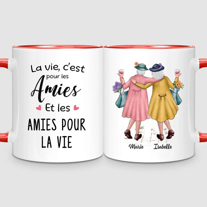 2 Amies Matures | Mug Personnalisé