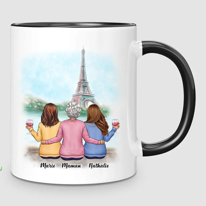 Maman & 2 Filles | Mug Personnalisé