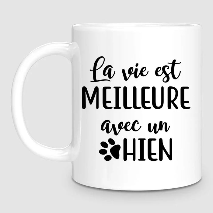 Couple & Chien | Mug Personnalisé