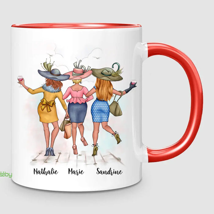 3 Amies Élégantes | Mug Personnalisé