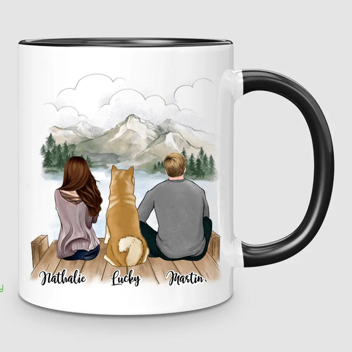 Couple & Chien | Mug Personnalisé