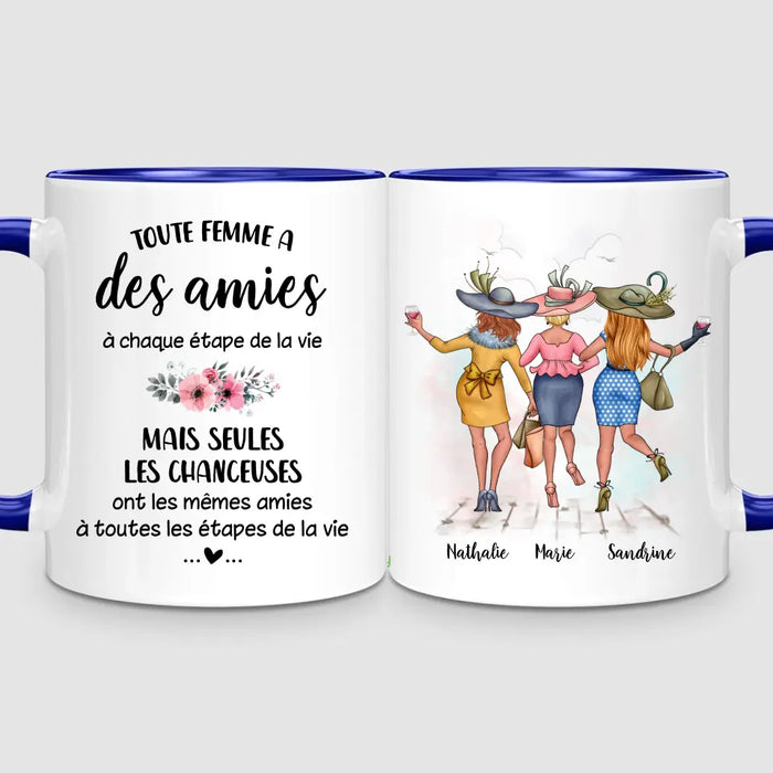 3 Amies Élégantes | Mug Personnalisé