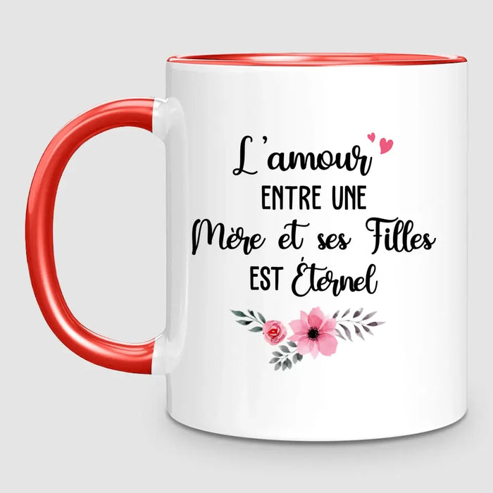 Maman & 2 Filles | Mug Personnalisé