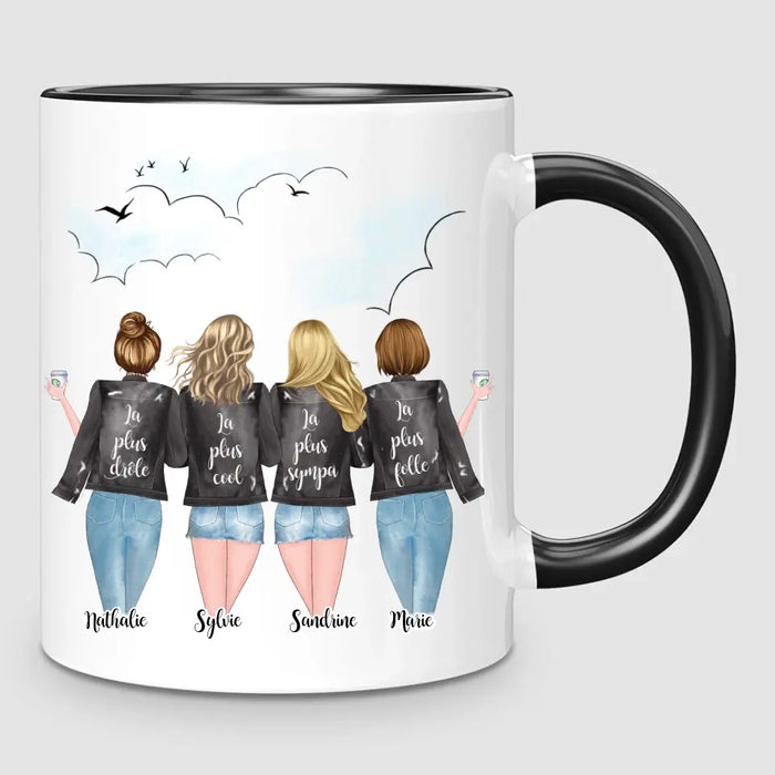 4 Meilleures Amies | Mug Personnalisé