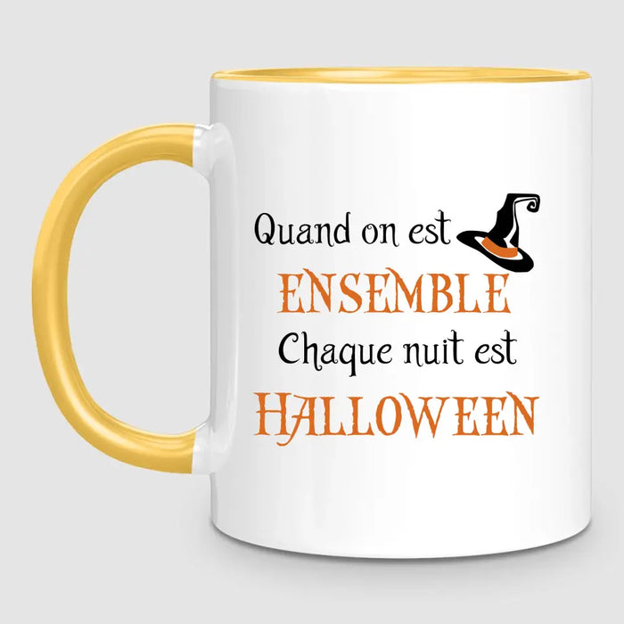 2 Filles à Halloween | Mug Personnalisé