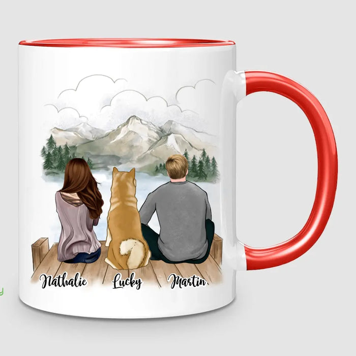 Couple & Chien | Mug Personnalisé