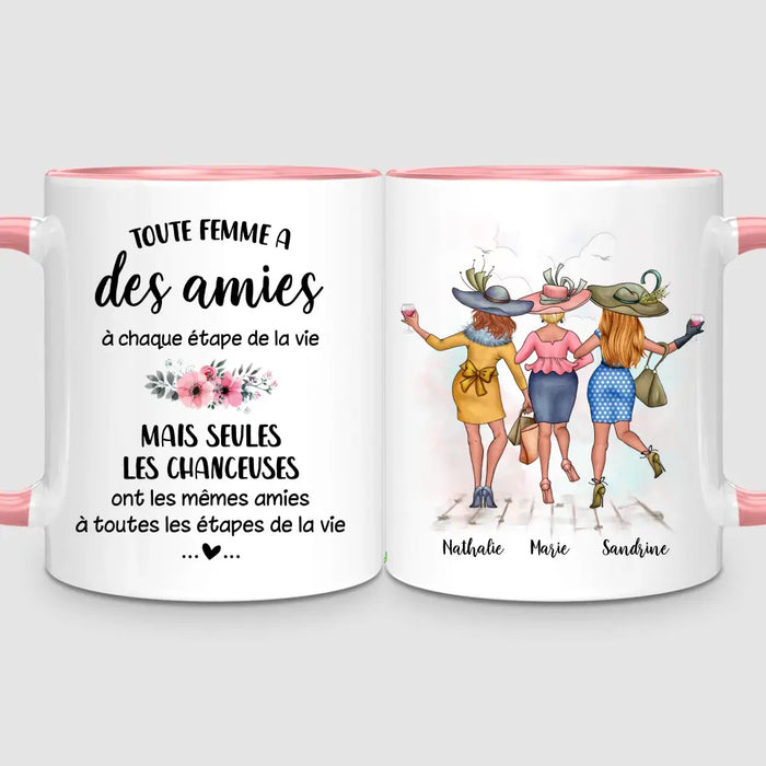 3 Amies Élégantes | Mug Personnalisé