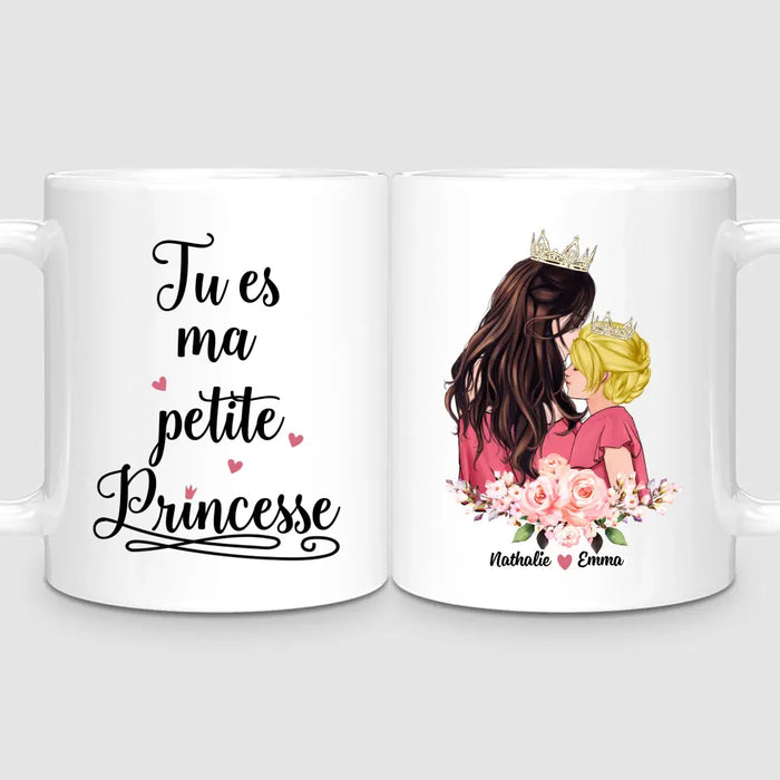 Reine & Princesse | Mug Personnalisé