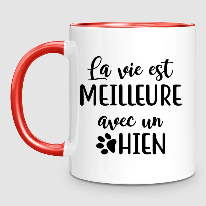 Couple & Chien | Mug Personnalisé