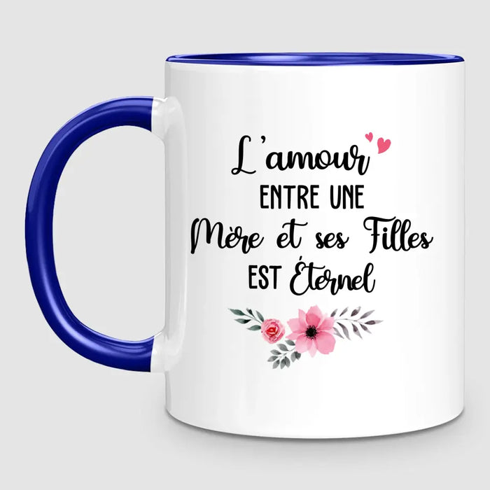 Maman & 2 Filles | Mug Personnalisé