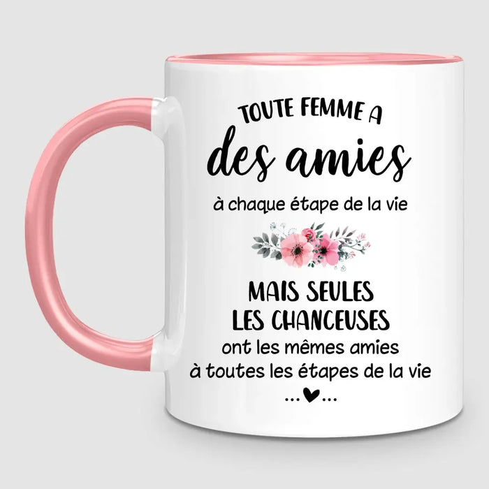 3 Amies Élégantes | Mug Personnalisé