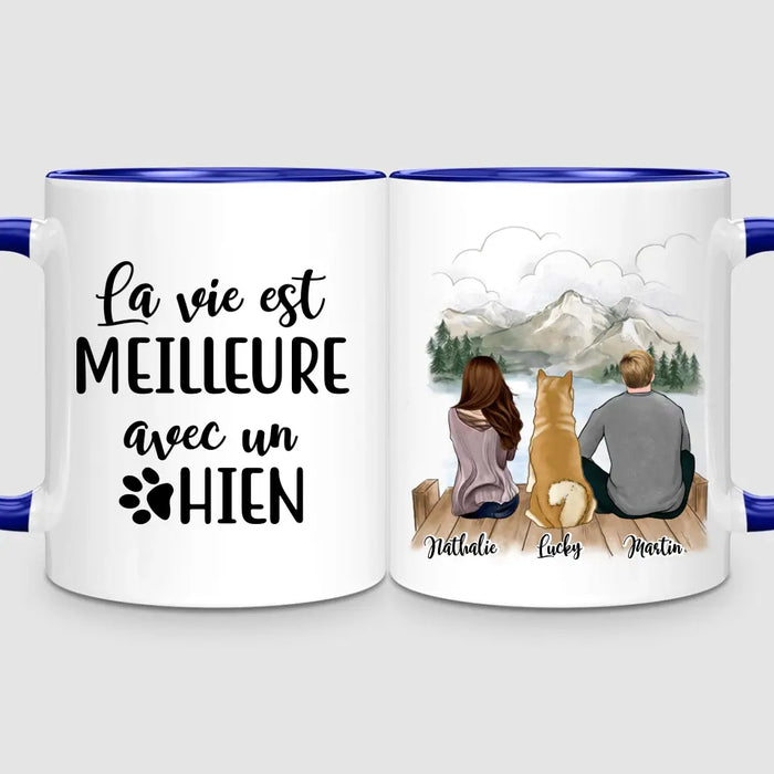 Couple & Chien | Mug Personnalisé