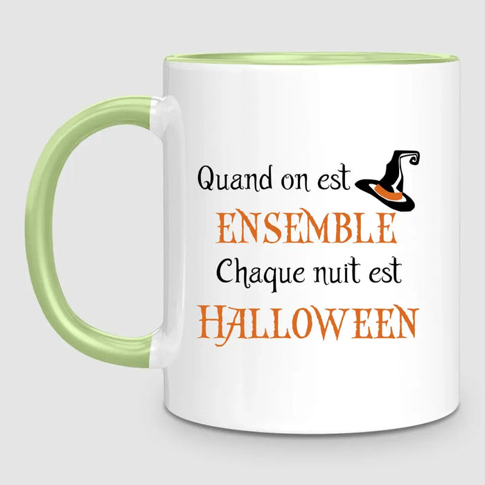 2 Filles à Halloween | Mug Personnalisé