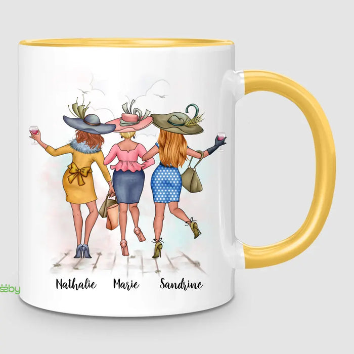 3 Amies Élégantes | Mug Personnalisé