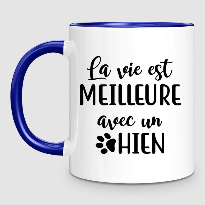 Couple & Chien | Mug Personnalisé