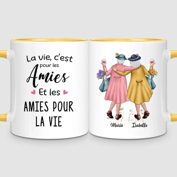 2 Amies Matures | Mug Personnalisé