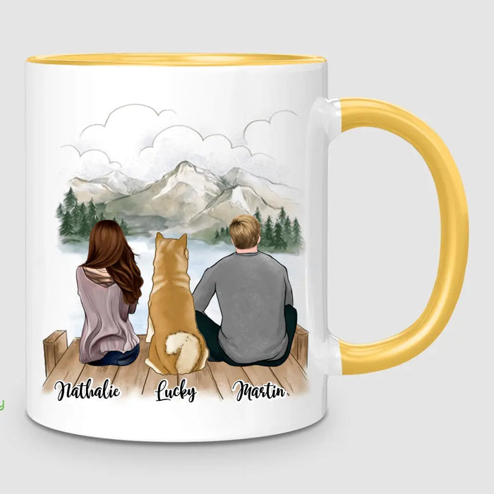 Couple & Chien | Mug Personnalisé