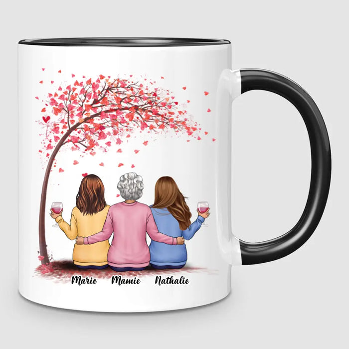 Mamie & 2 Petites-Filles | Mug Personnalisé