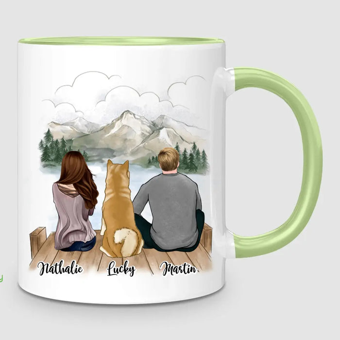 Couple & Chien | Mug Personnalisé