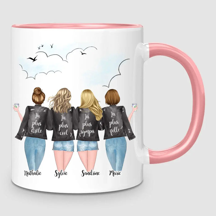 4 Meilleures Amies | Mug Personnalisé