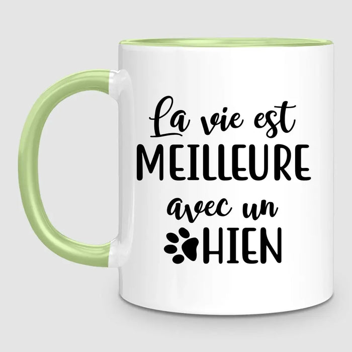 Couple & Chien | Mug Personnalisé