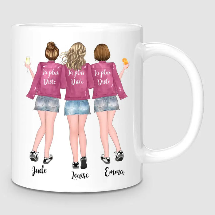 Jusqu'à 5 Meilleures Amies | Mug Personnalisé