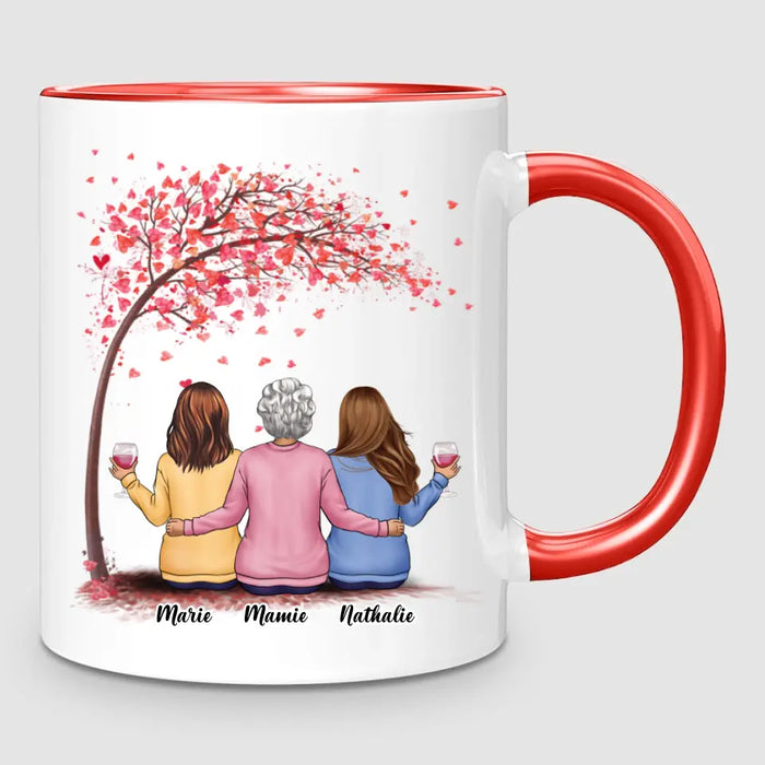 Mamie & 2 Petites-Filles | Mug Personnalisé