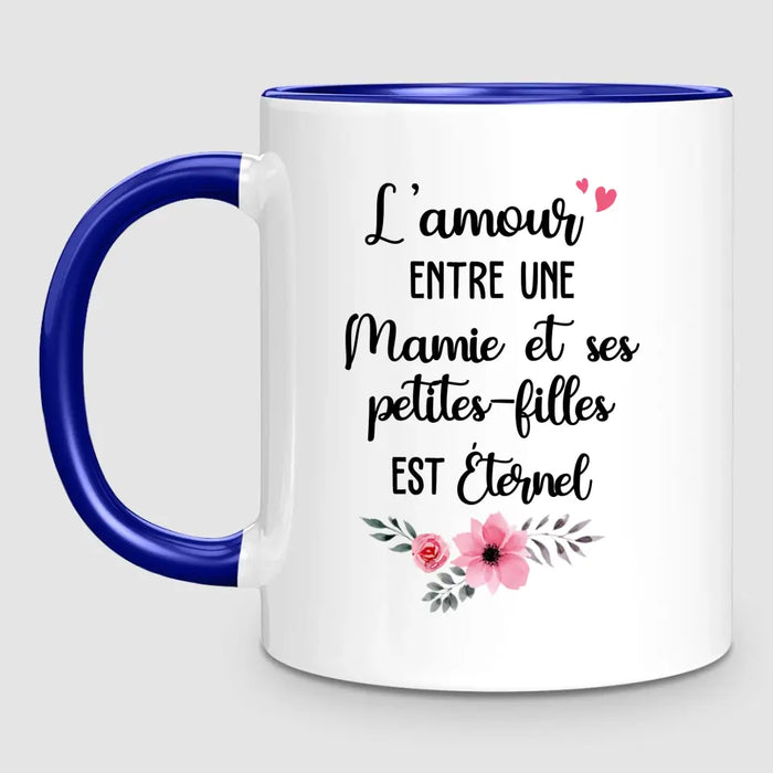 Mamie & 2 Petites-Filles | Hommage | Mug Personnalisé