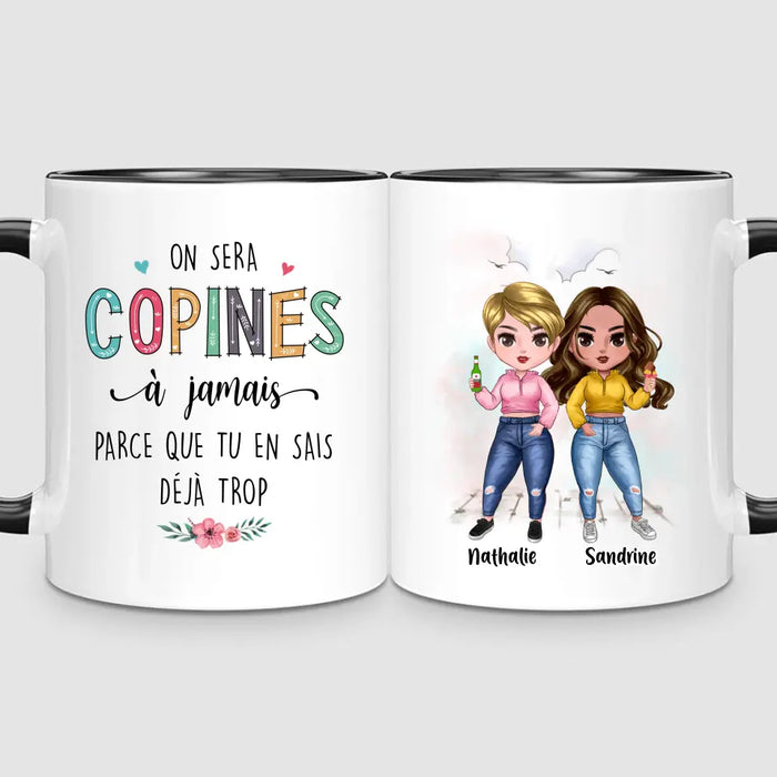 Jusqu'à 7 Amies | Mug Personnalisé