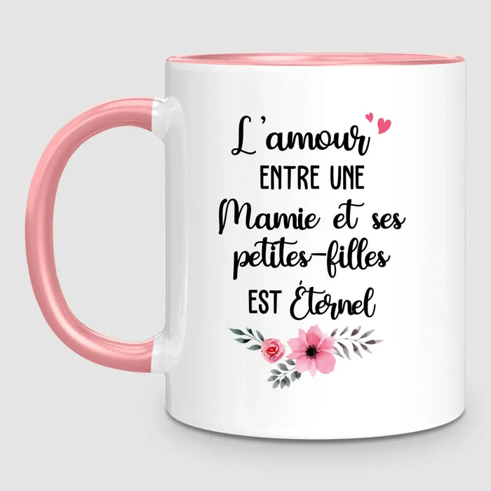 Mamie & 2 Petites-Filles | Hommage | Mug Personnalisé