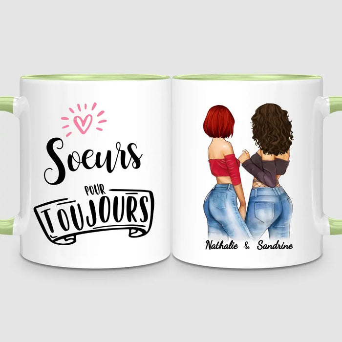 2 Soeurs Canons | Mug Personnalisé